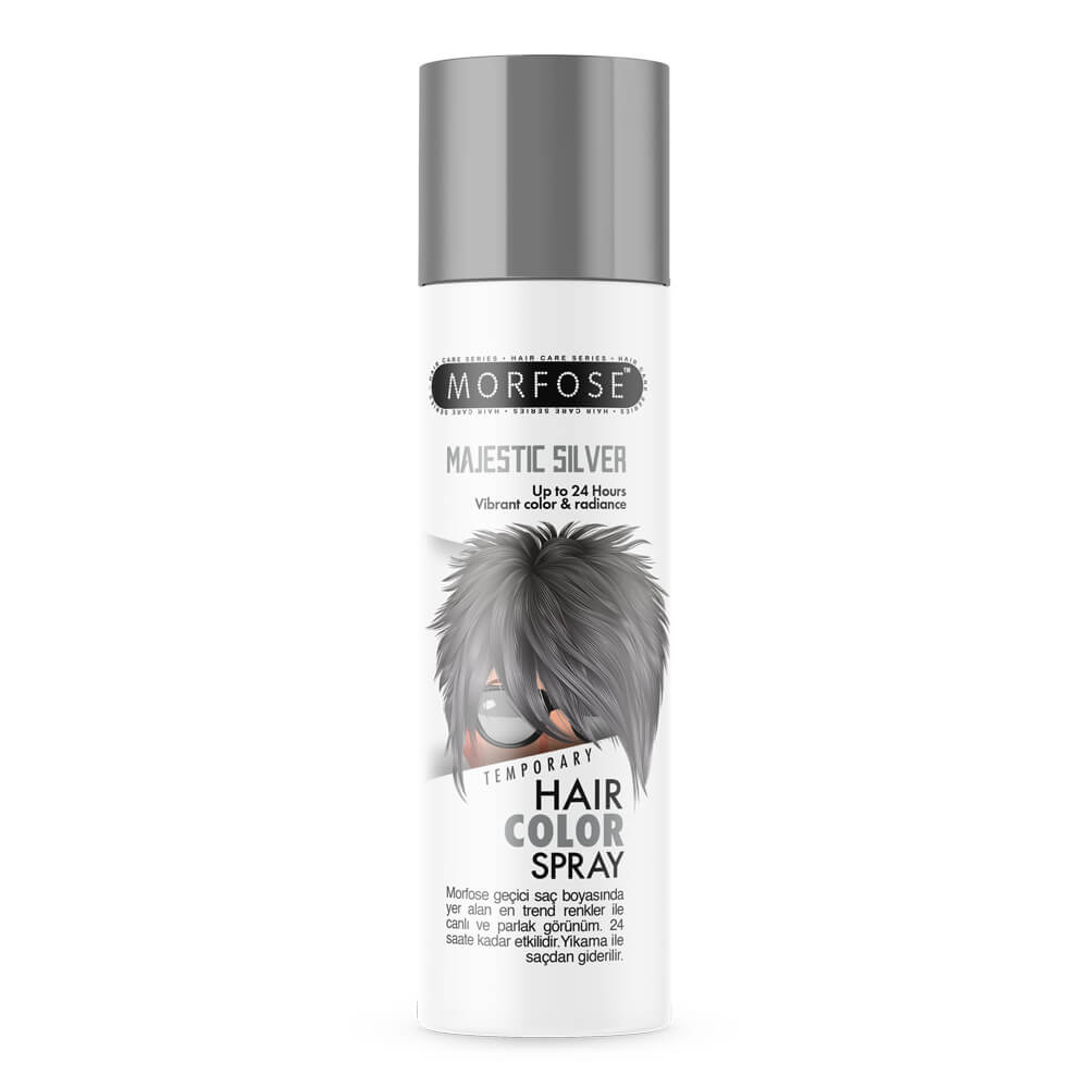 Morfose Hair Color Spray Majestic Silver 150ml Cachet Royal