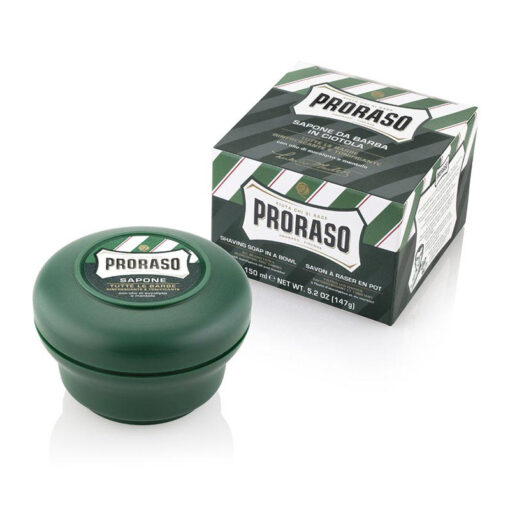 Proraso Green Shaving Soap Bowl 150ml