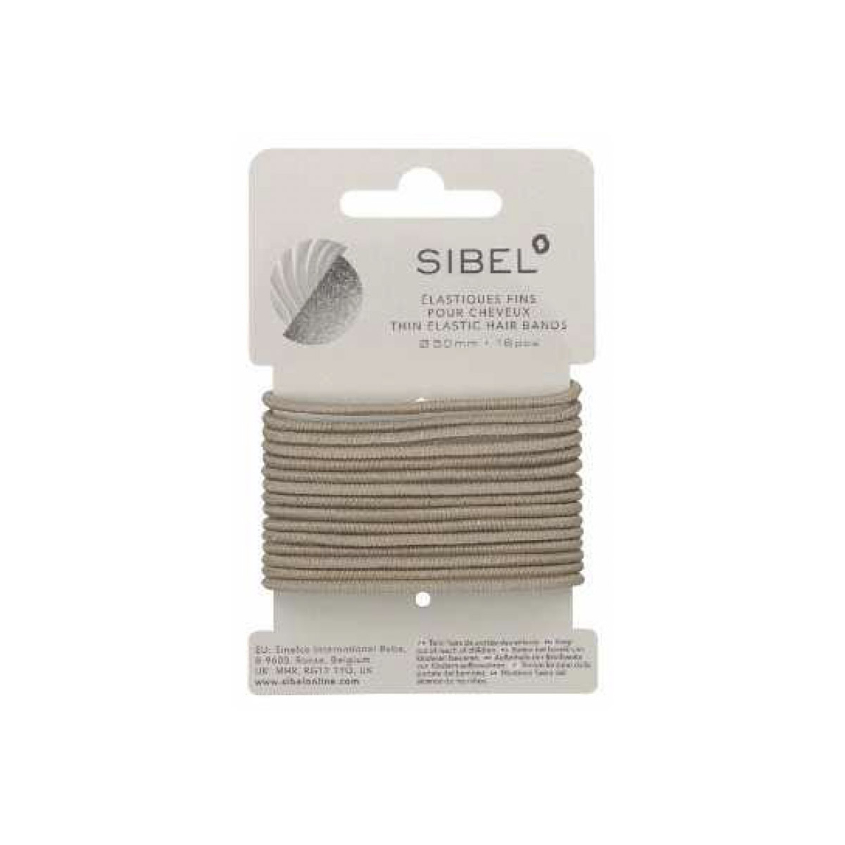 Sibel Dunne Haarelastiek Blond 16 Stuks