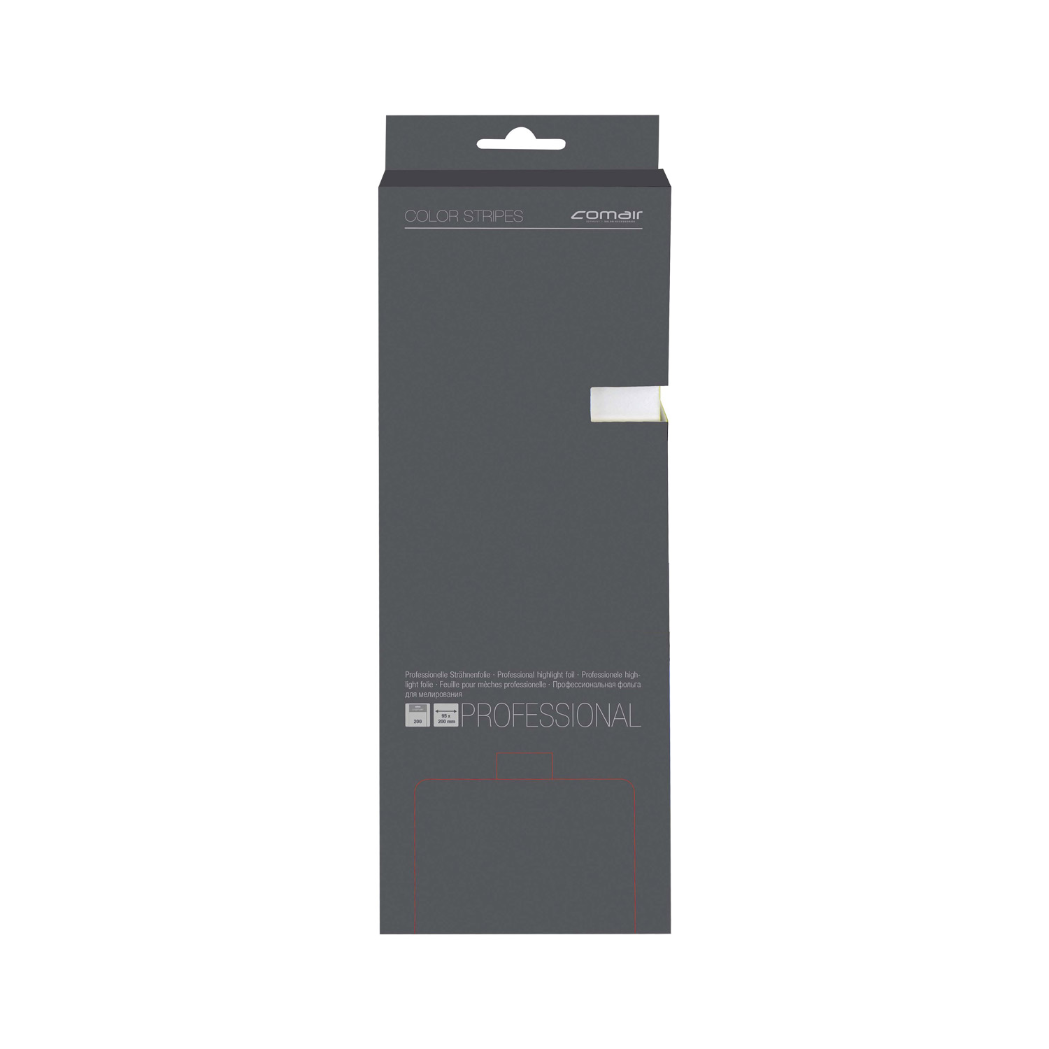 Comair Color Stripes Highlight Folie Lang 200 Stuks